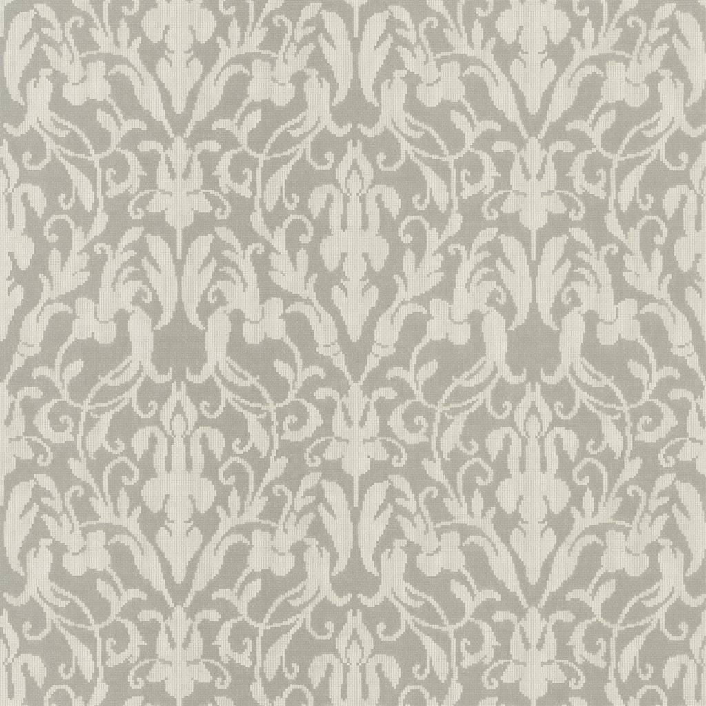 CA1543 | Deco, Speakeasy, White Pearlescent - Antonina Vella Wallpaper